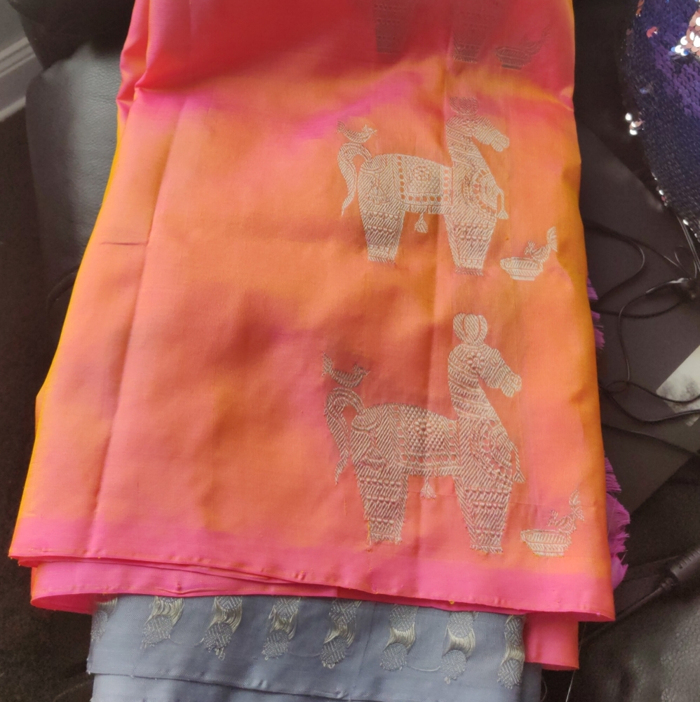 Pure silk /kanchi pattu ,Indian saree BRAND NEW